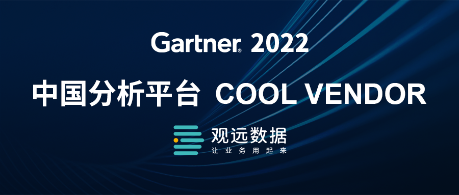 Gartner2022中国分析平台COOL VENDOR